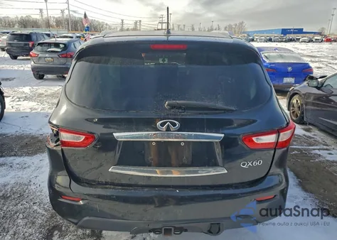 2014 Infiniti Qx60 z USA, uszkodzony, nr VIN 5N1AL0MM6EC525977